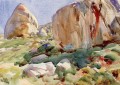 El paisaje de las Grandes Rocas del Simplon John Singer Sargent